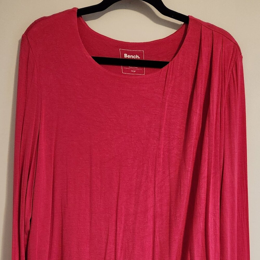Bench Pink Women's Long sleeve Blouse Size Large